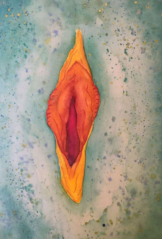 Portrait de vulve style 1 - format A5